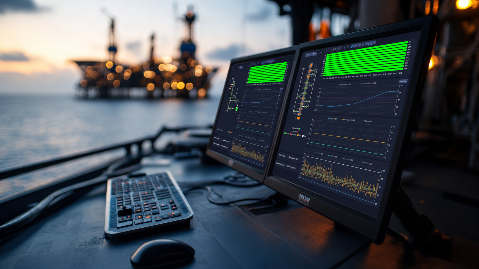 Integrated view of BOP, MPD and drilling data 